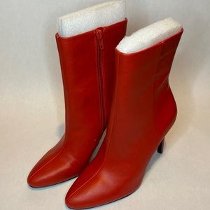 Nine West Red Booties